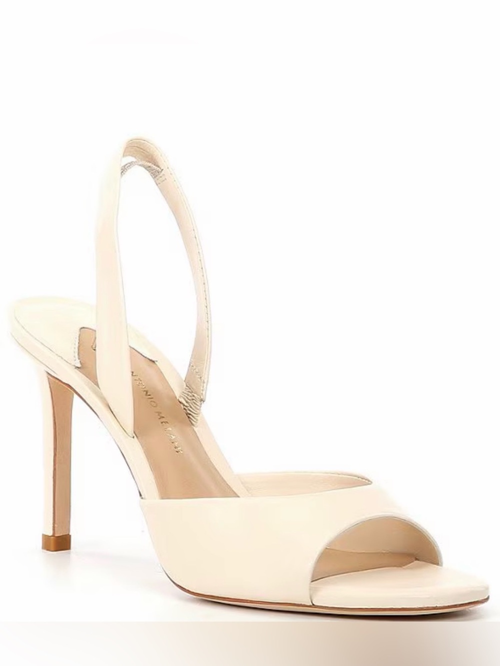 Antonio Melani Lyssa Leather Slingback Sandals. Color Sweet Cream. Size 7.5!